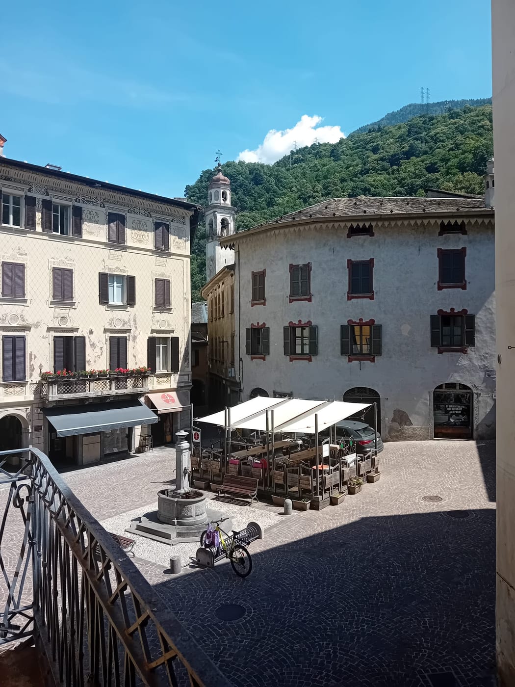 Vista su Piazza Marconi dallo Studio